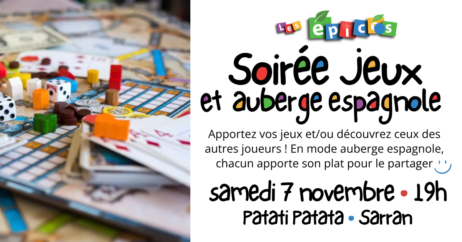 Jeus Soirée jeux – Auberge espagnole
